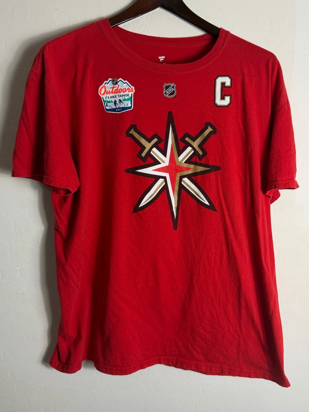 Fanatics Red Vegas Golden Knights Mark Stone Shirt